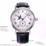 GXG Factory Breguet Classique Moonphase 4396 Silver Face 40 MM Copy Cal.5165R Automatic Watch